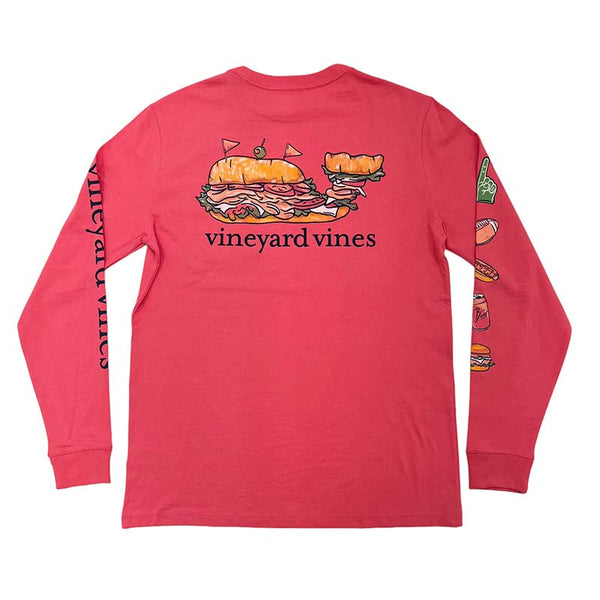 Vineyard Vines Tailgating Platter Long Sleeve T-Shirt