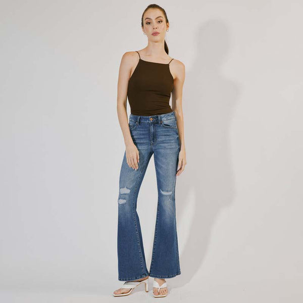 KanCan The Harttley Mid Rise Flare Jeans