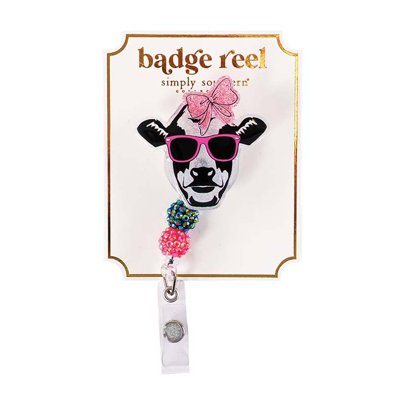 Badge Reel in shade cow