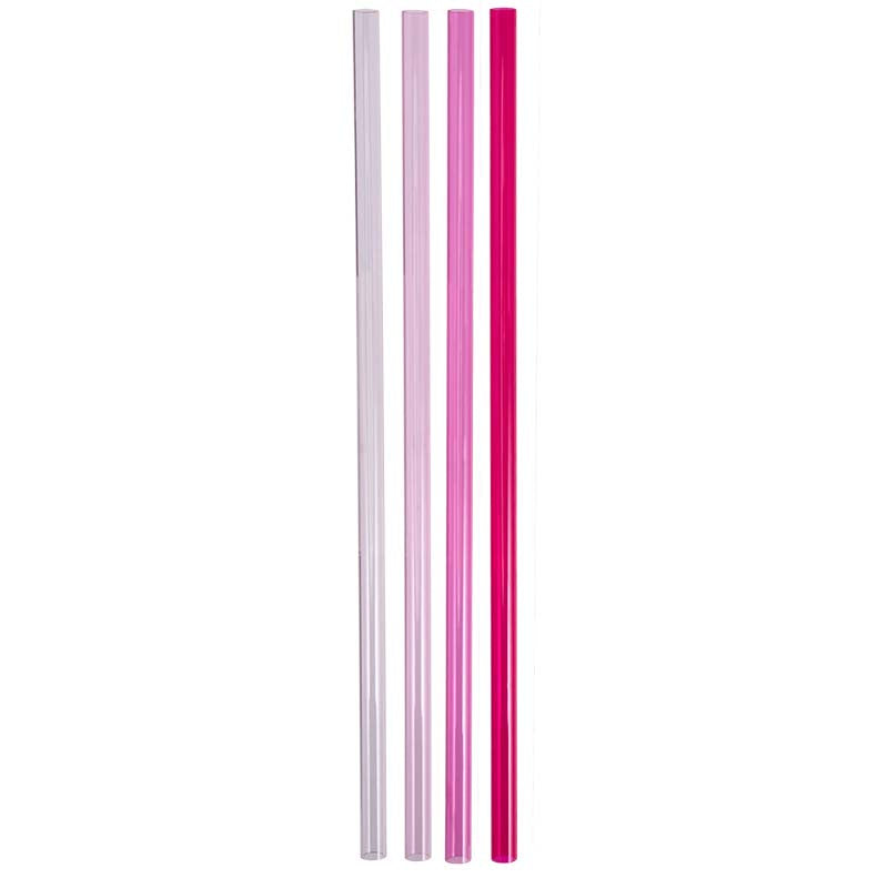 Pink Multi 40oz Tumbler Straw Set 4 Pack