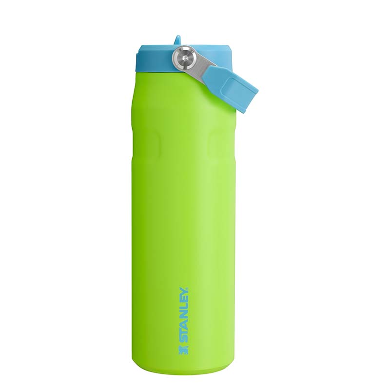 24oz IceFlow™ Aerolight™ Flip Straw Bottle in Bright Lime