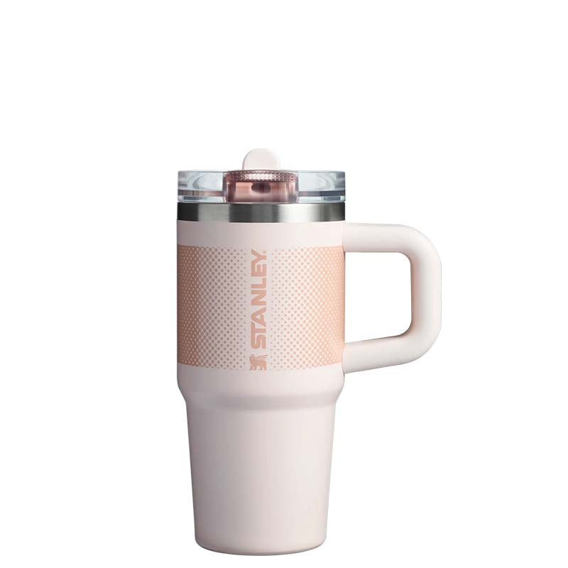 The 14oz Quencher ProTour Flip Straw Tumbler in Rose Quartz