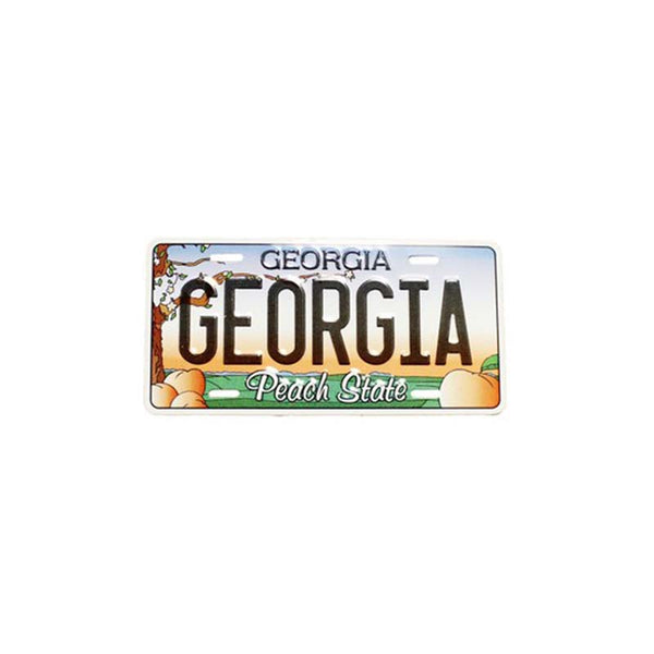 Tri-State Souvenir and Novelty Georgia License Plate Magnet | Palmetto Moon