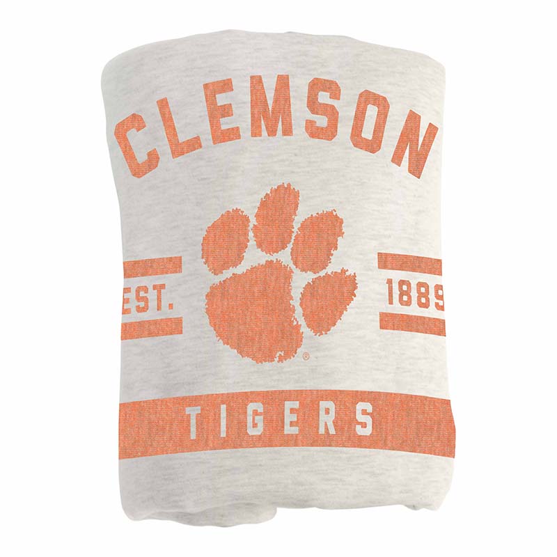 Clemson Tigers Sweatshirt Blanket