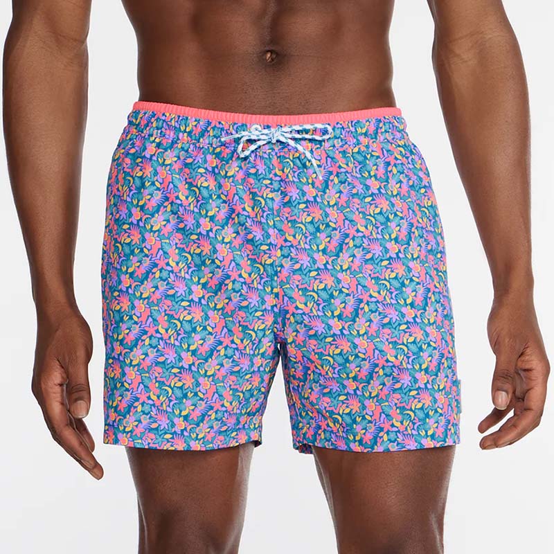 Men's Printed Built-In Mesh Boxer Swimming Trunks - Men's Shorts & Swim -  New In 2024