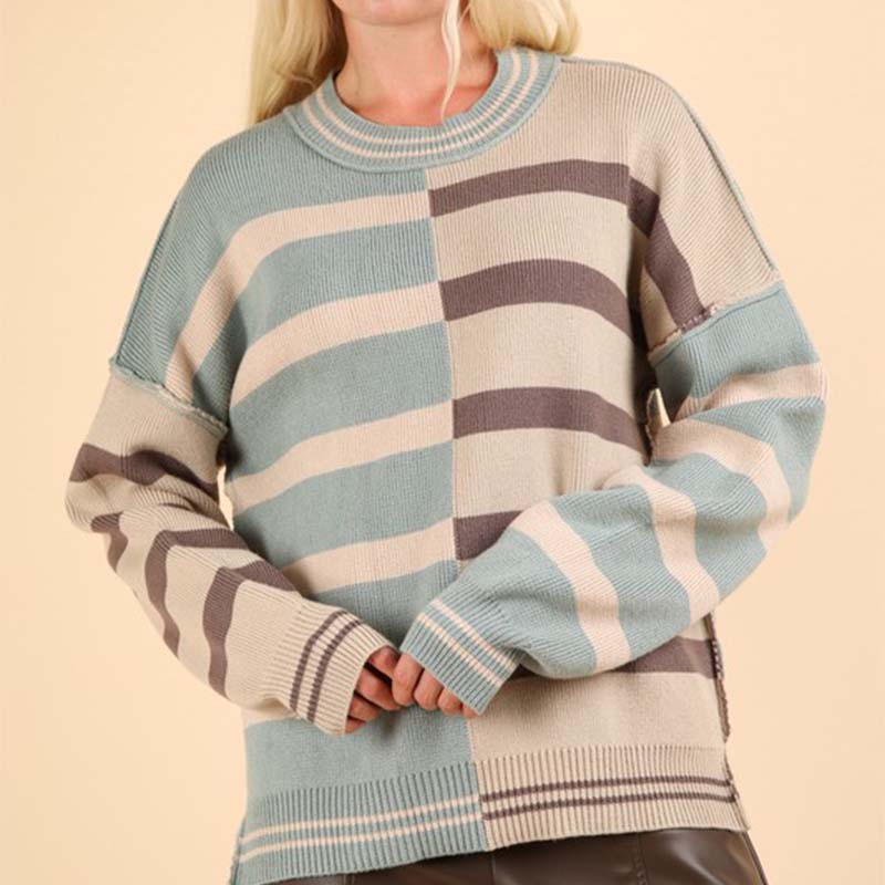 Stripe Block Sweater