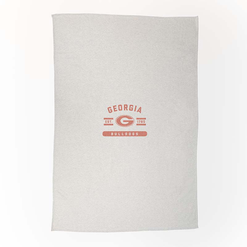 UGA Oatmeal Sweatshirt Blanket