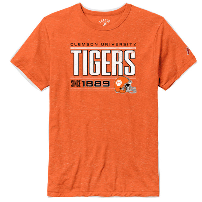 Clemson Tigers Helmet Short Sleeve T-Shirt