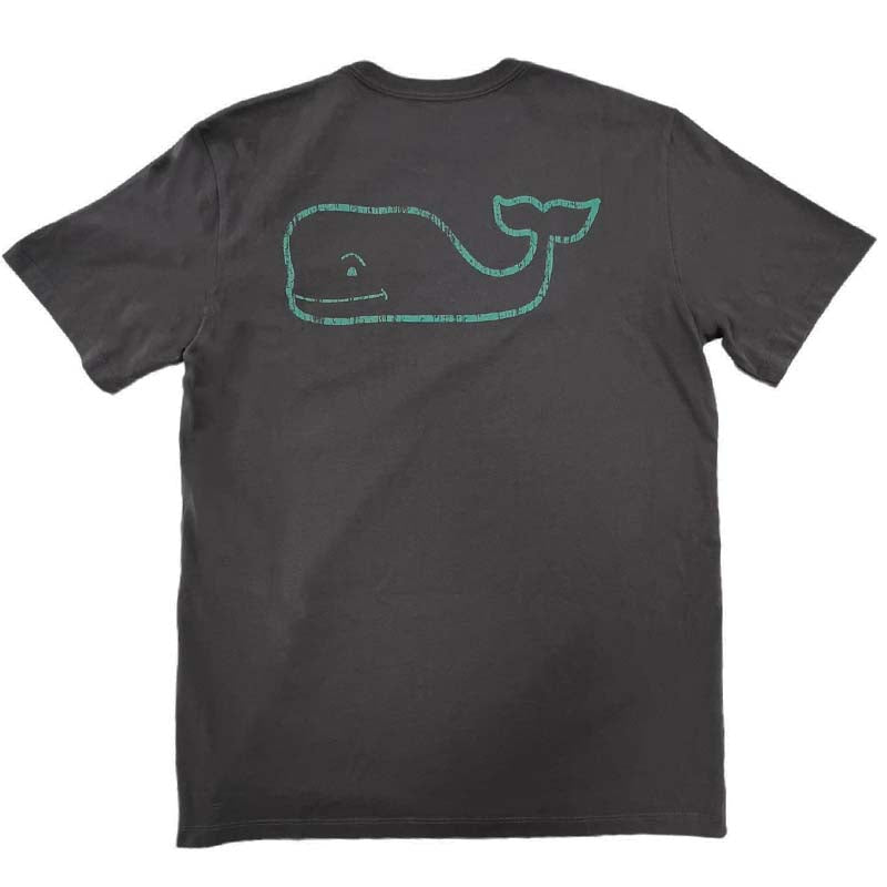 Two Tone Vintage Whale Short Sleeve T-Shirt