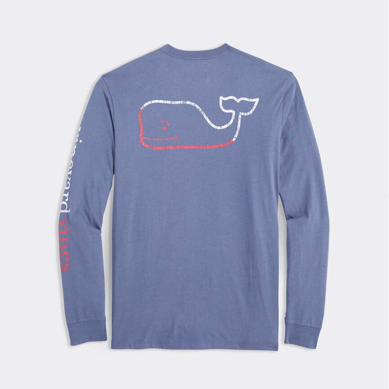 Burgee Vintage Whale Long Sleeve T-Shirt