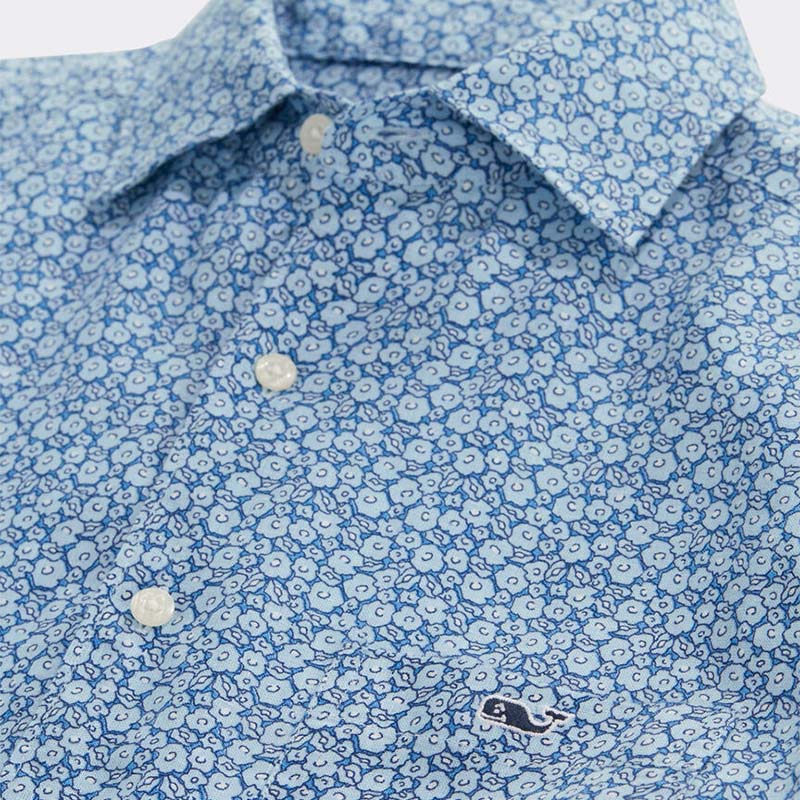 Floral Button-down Short Sleeve Shirt