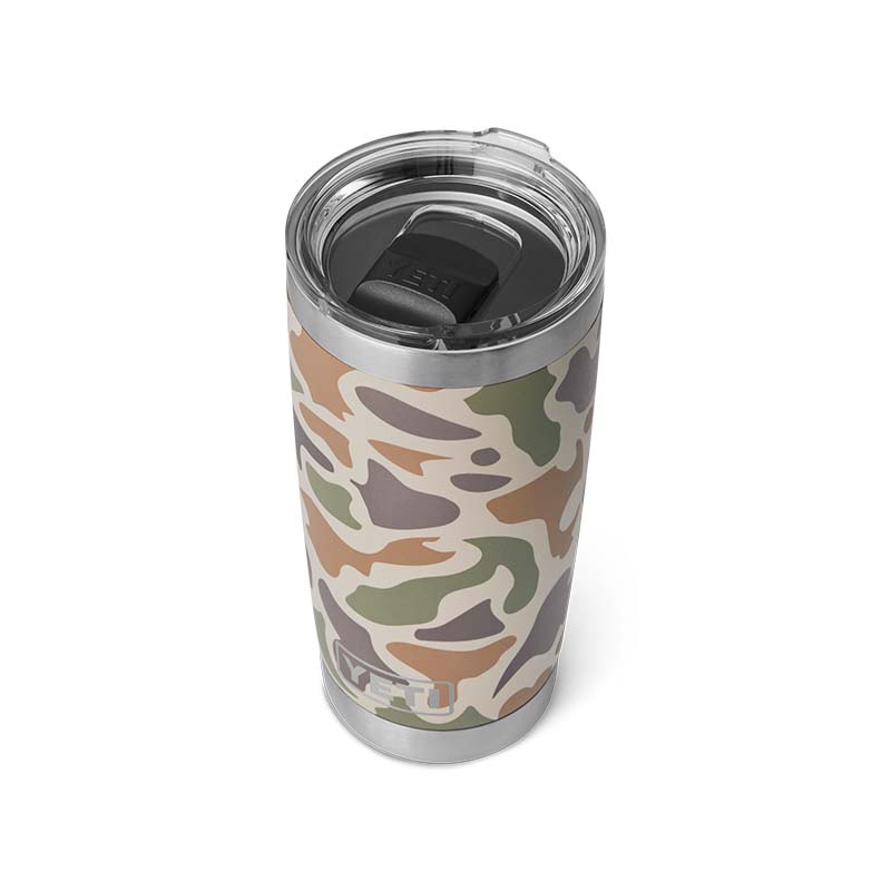 Tan Camo Rambler 20oz Tumbler