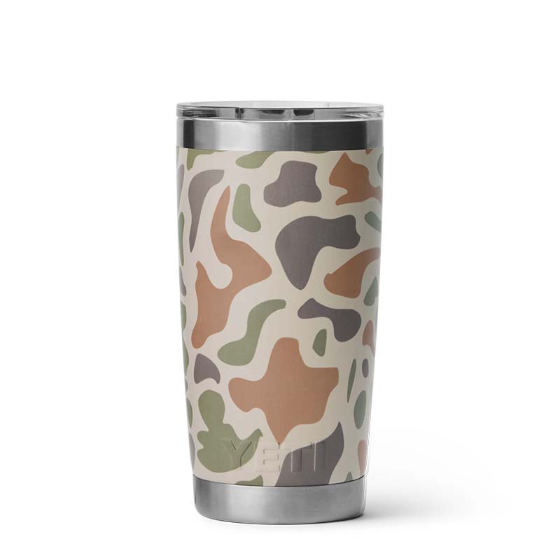 Tan Camo Rambler 20oz Tumbler