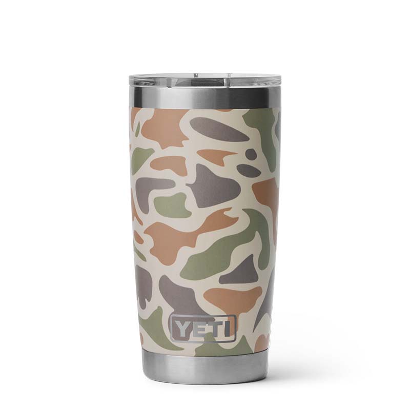 Tan Camo Rambler 20oz Tumbler