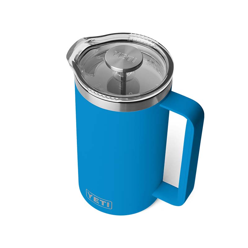 Rambler 34oz French Press Big Wave Blue