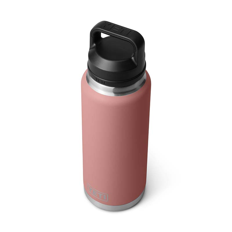 Yeti Sandstone Pink Rambler 36oz Chug Bottle