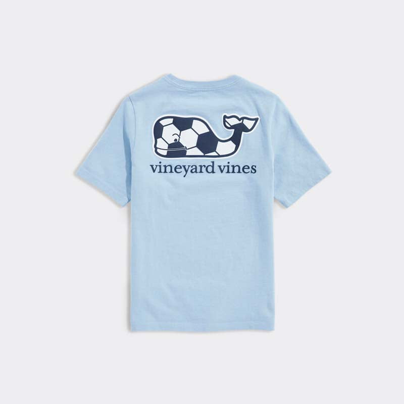 Vineyard Vines Youth Soccer Ball Whale Short Sleeve T-Shirt