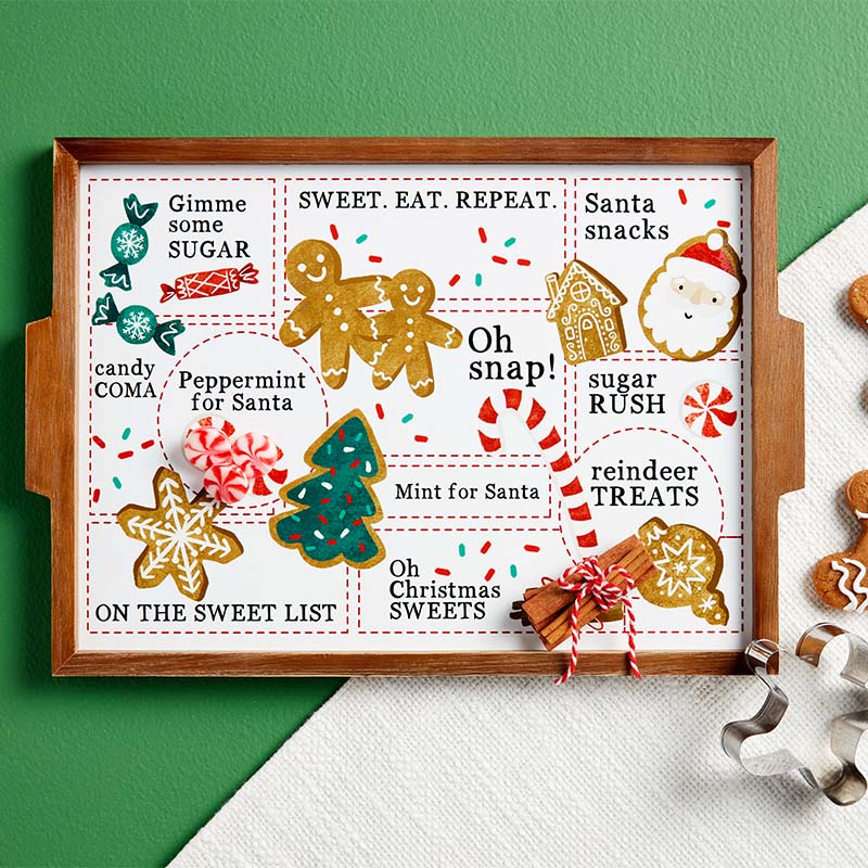 Wood Decal Sweets Board