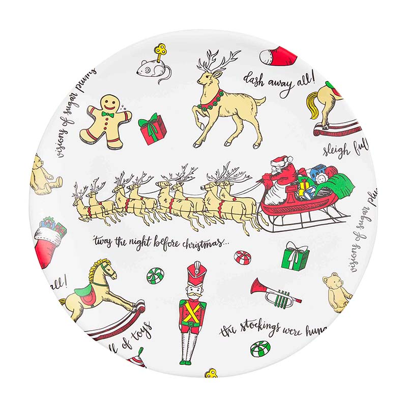 Christmas Melamine Plate