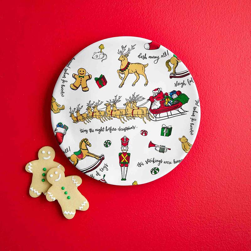 Christmas Melamine Plate