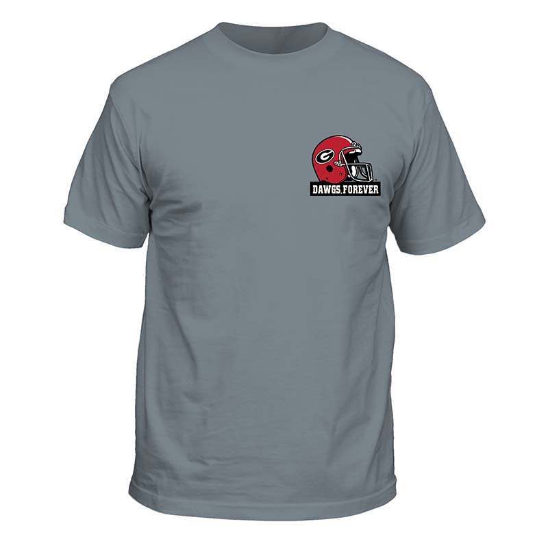 UGA Past and Present Helmets Short Sleeve T-Shirt