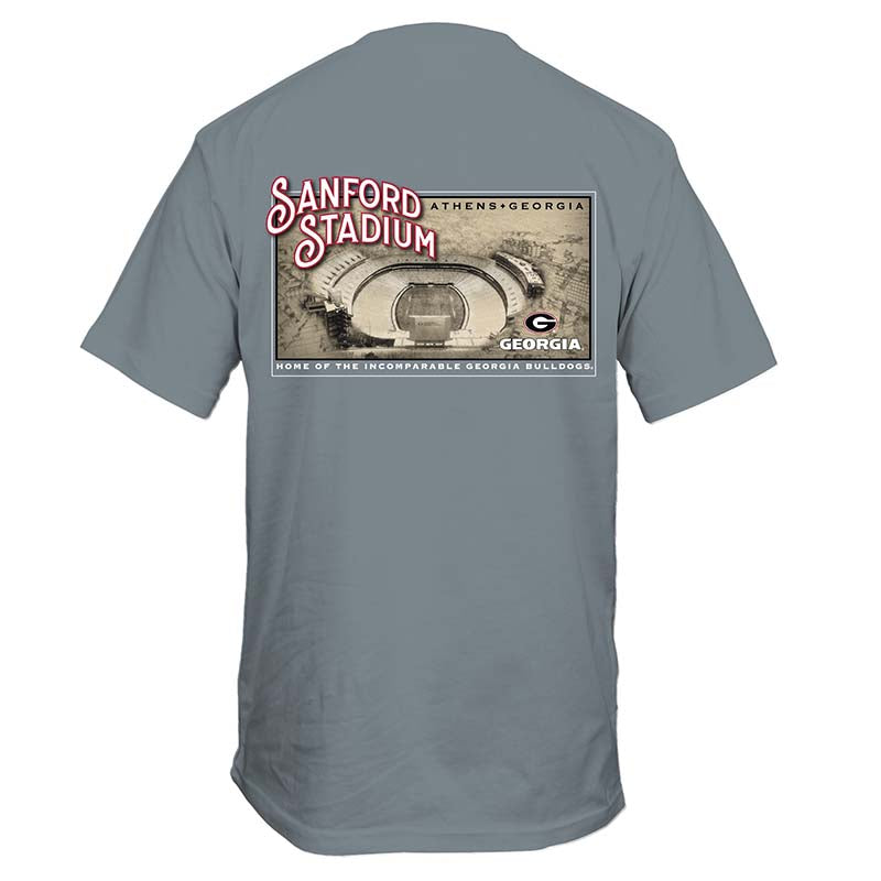 UGA Sepia Stadium Short Sleeve T-Shirt