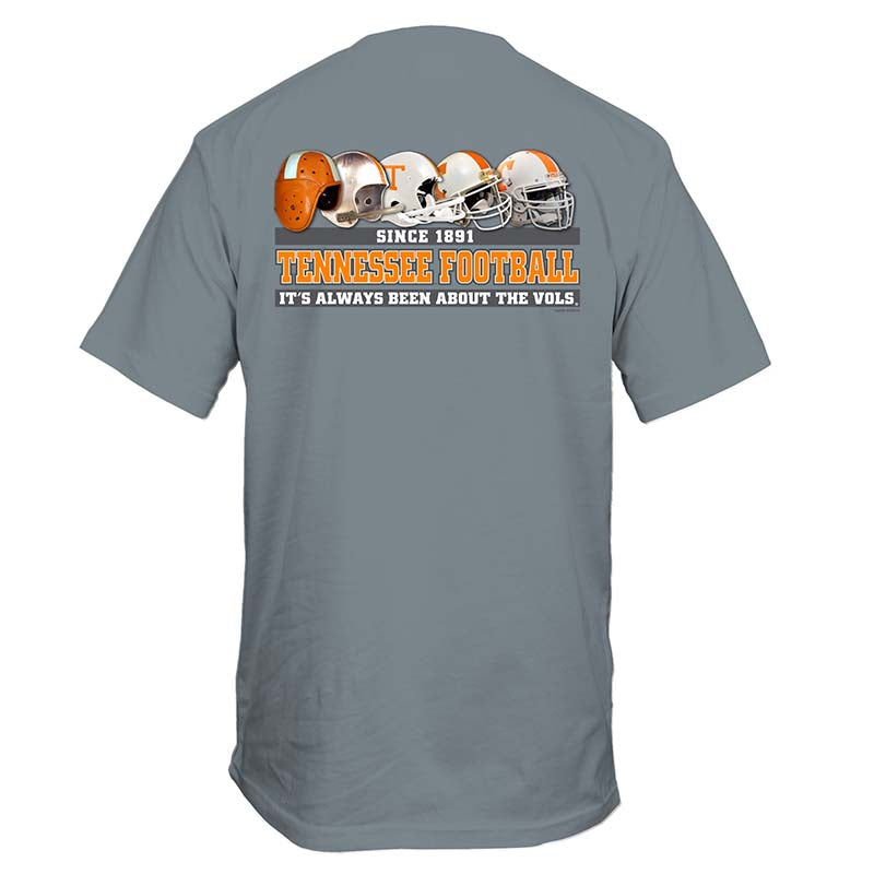 UT Past and Present Helmets Short Sleeve T-Shirt