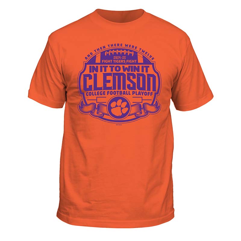 2024 CFP Clemson In It To Win It Short Sleeve T-Shirt