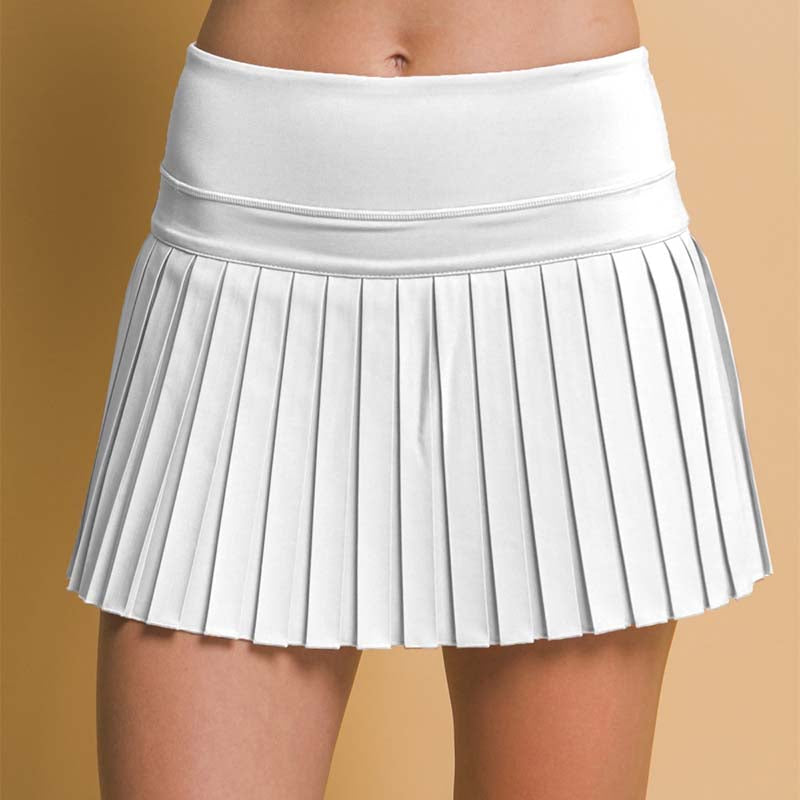 Pleated Skort in Wite