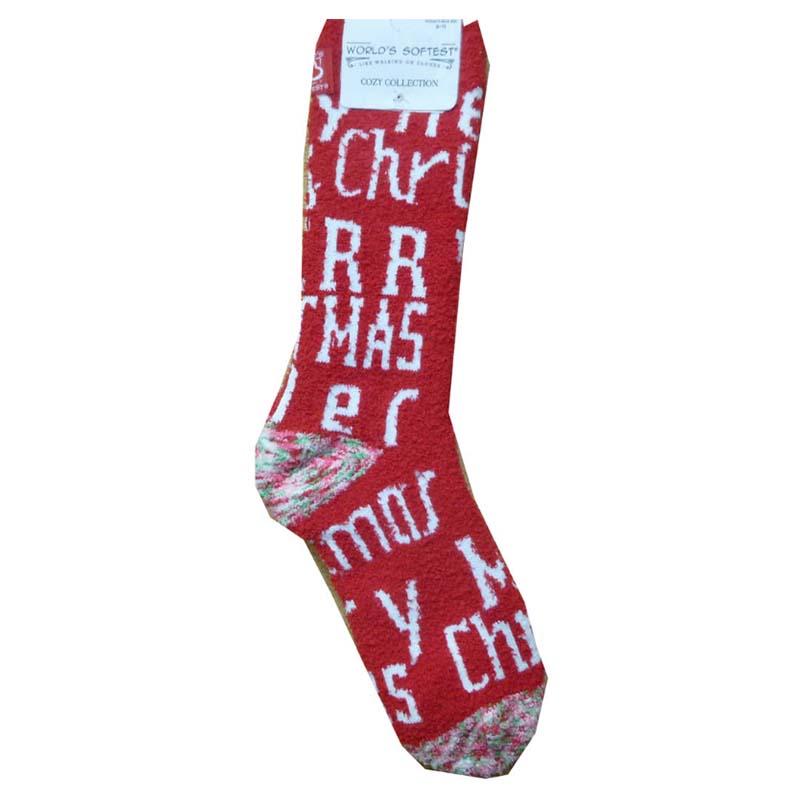 Soft & Cozy Merry Christmas Socks