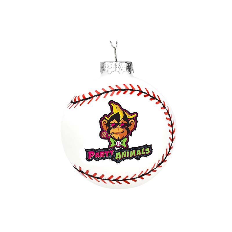 Tree Buddees x Party Animals Baseball 3D Shaped Glass Ornament