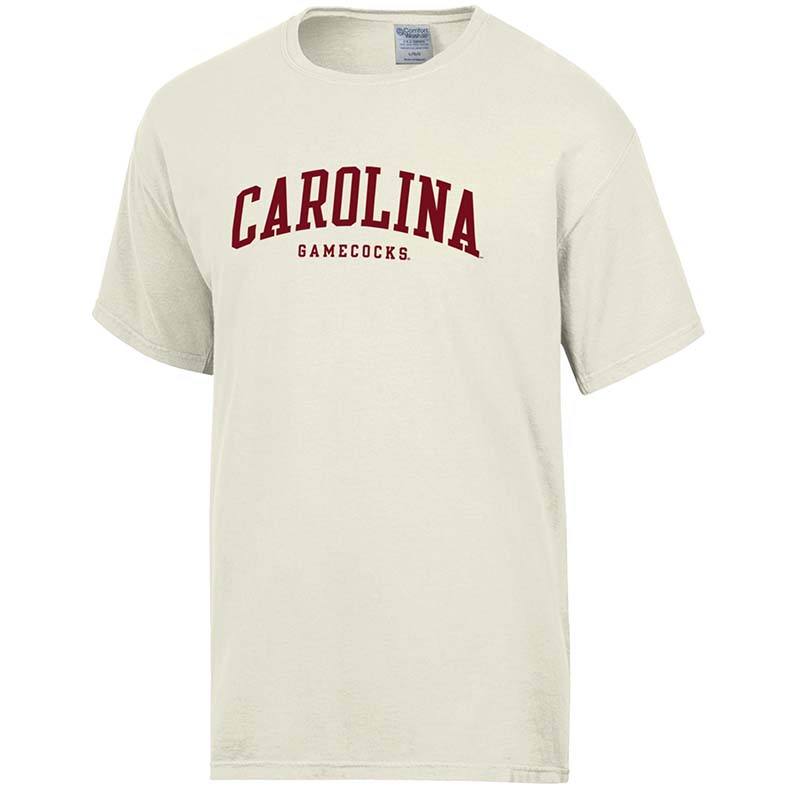 white usc carolina gamecocks short sleeve t shirt