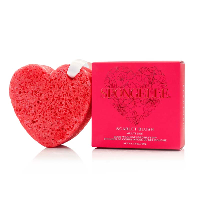 Scarlet Rose Heart Shaped Body Buffer