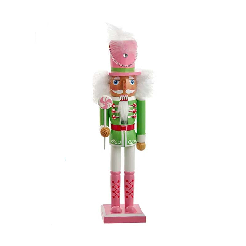 15" Pastel Nutcracker in Green