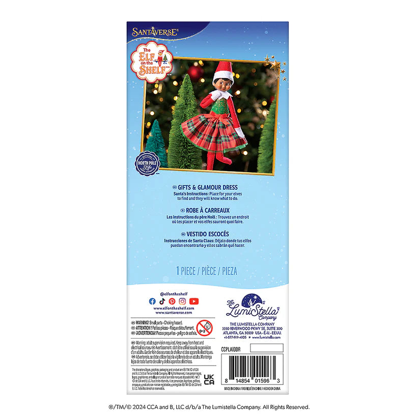 The Elf on the Shelf® Plaid Dress Outfit