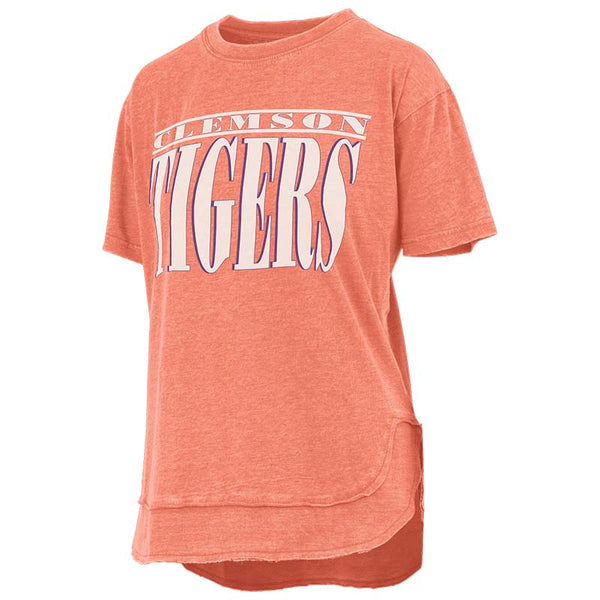 Pressbox Clemson Holden Vintage Poncho Short Sleeve T-Shirt | Palmetto Moon