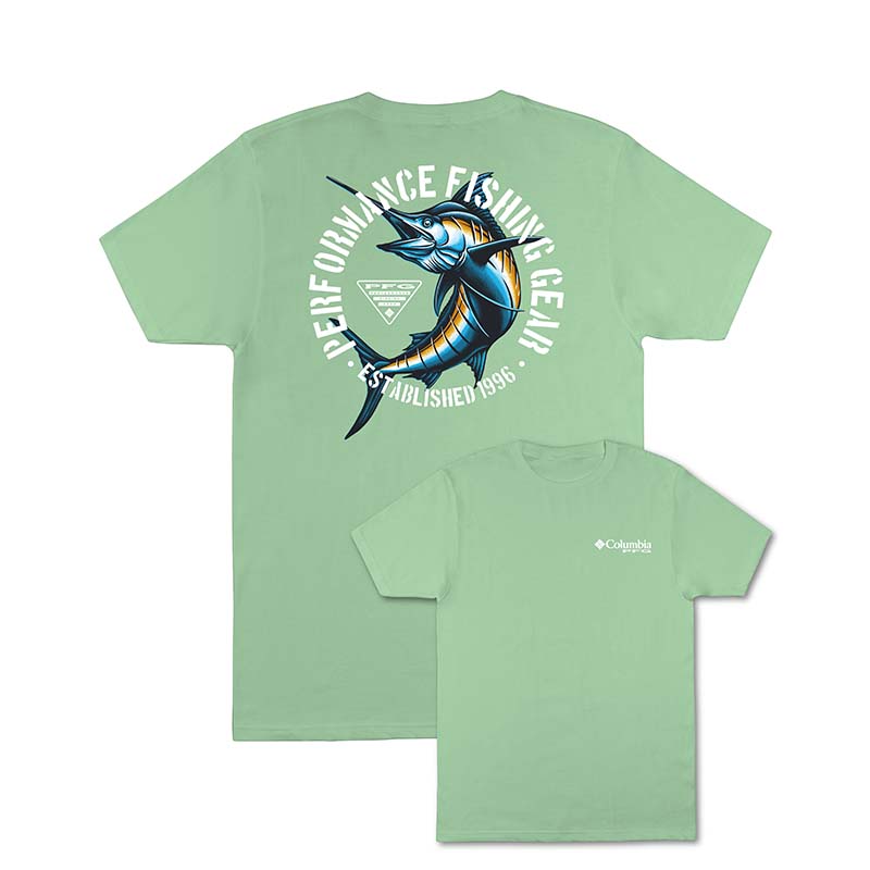 Columbia Harrison Performance Fishing Gear Short Sleeve T-Shirt in Green