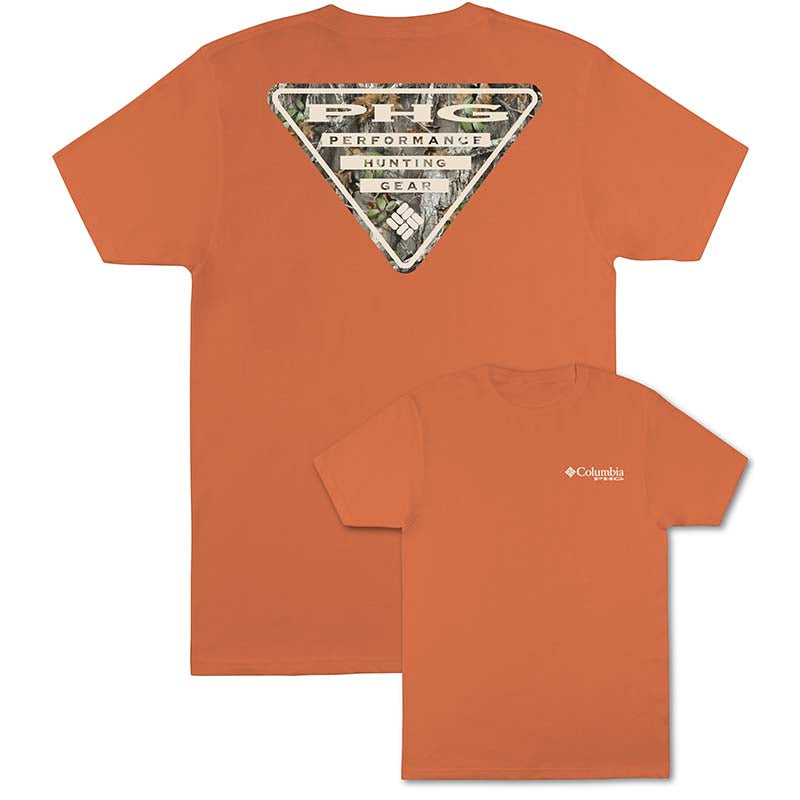 Timber Woods Short Sleeve T-Shirt in Desert Orange