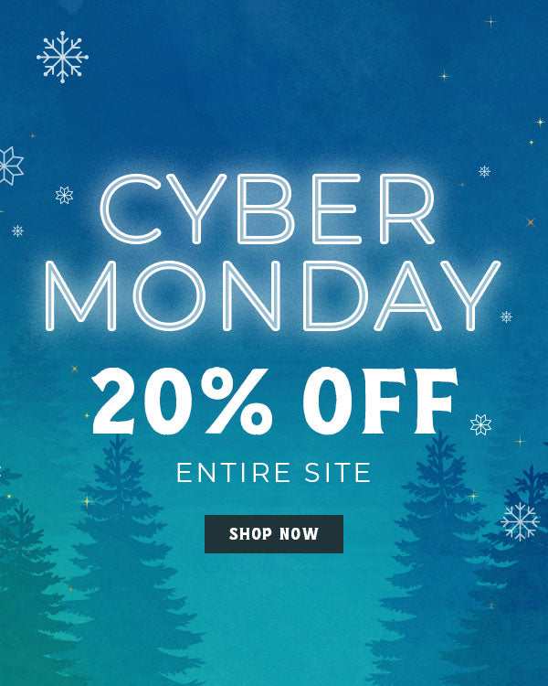 cyber monday 20% off entire site shop now