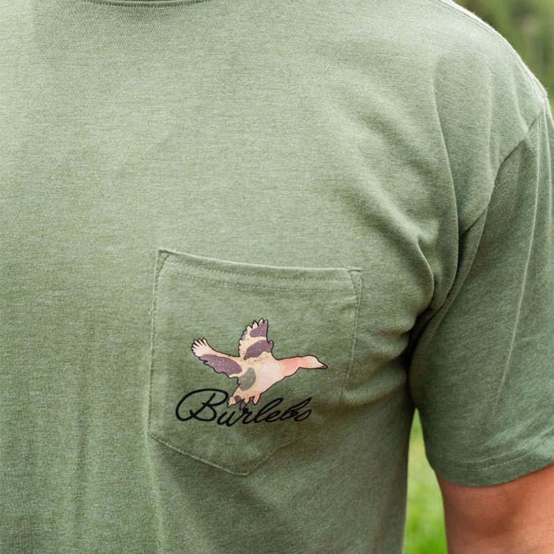 Close up shot of Burlebo Ducks Flying In Short Sleeve T-Shirt