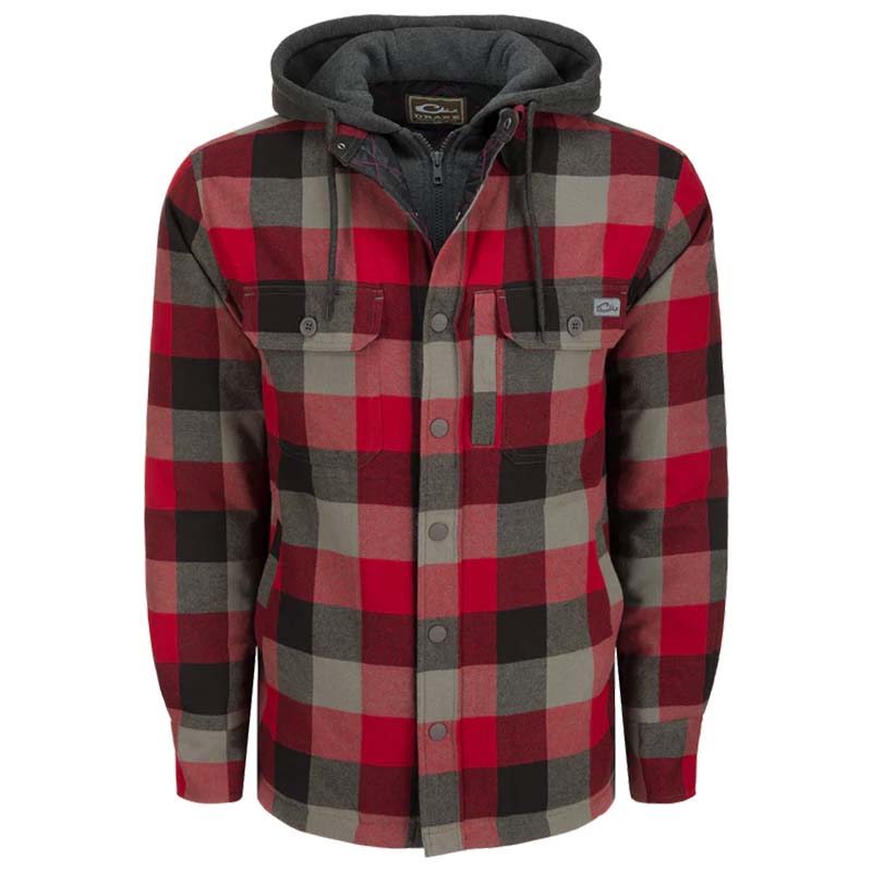 Campfire Flannel Hooded Shacket