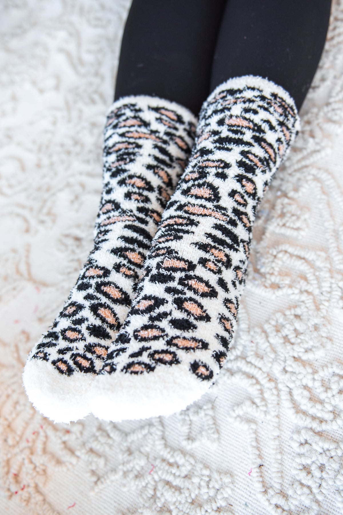 Soft &amp; Cozy Leopard Socks