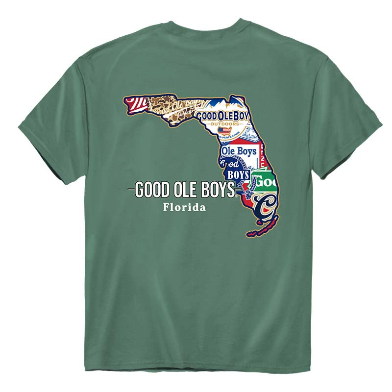 Florida Beer Labels Short Sleeve T-Shirt