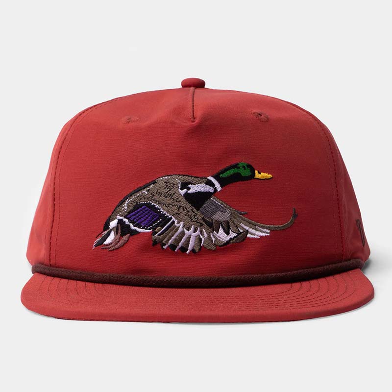 Mallard Rope Hat in Red