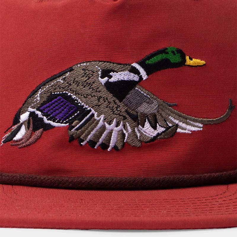 Mallard Rope Hat in Red