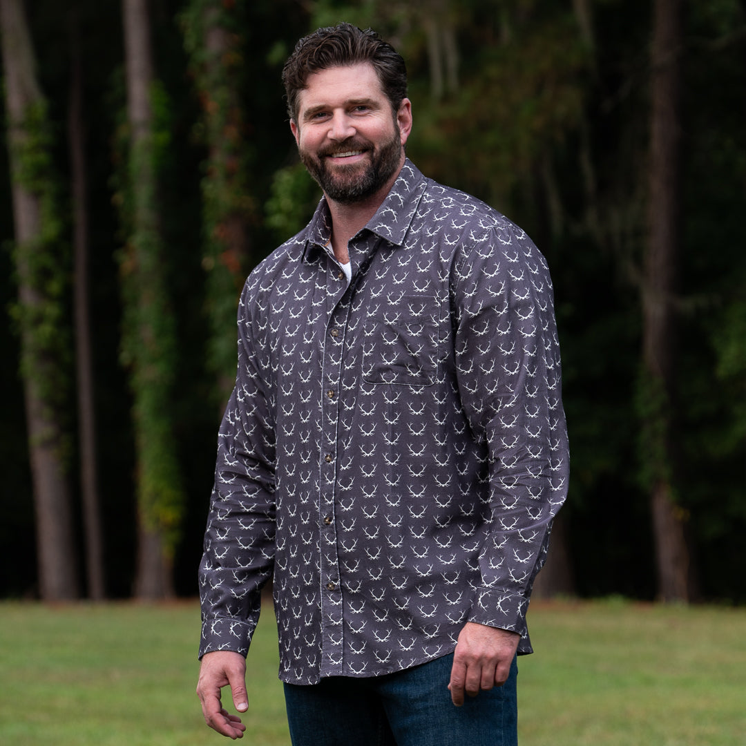 Harbor Corduroy Button Down Shirt in Rack