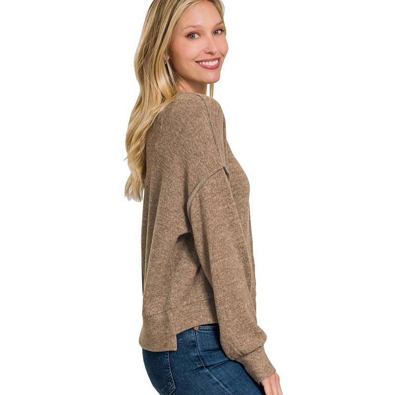 Front Seam Sweater