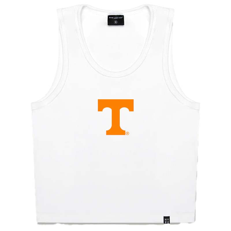 Hype and Vice UT MVP Tank in White