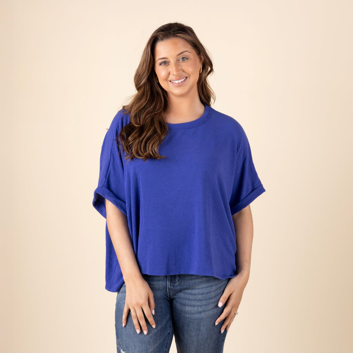 Dolman Sleeve Boxy Top