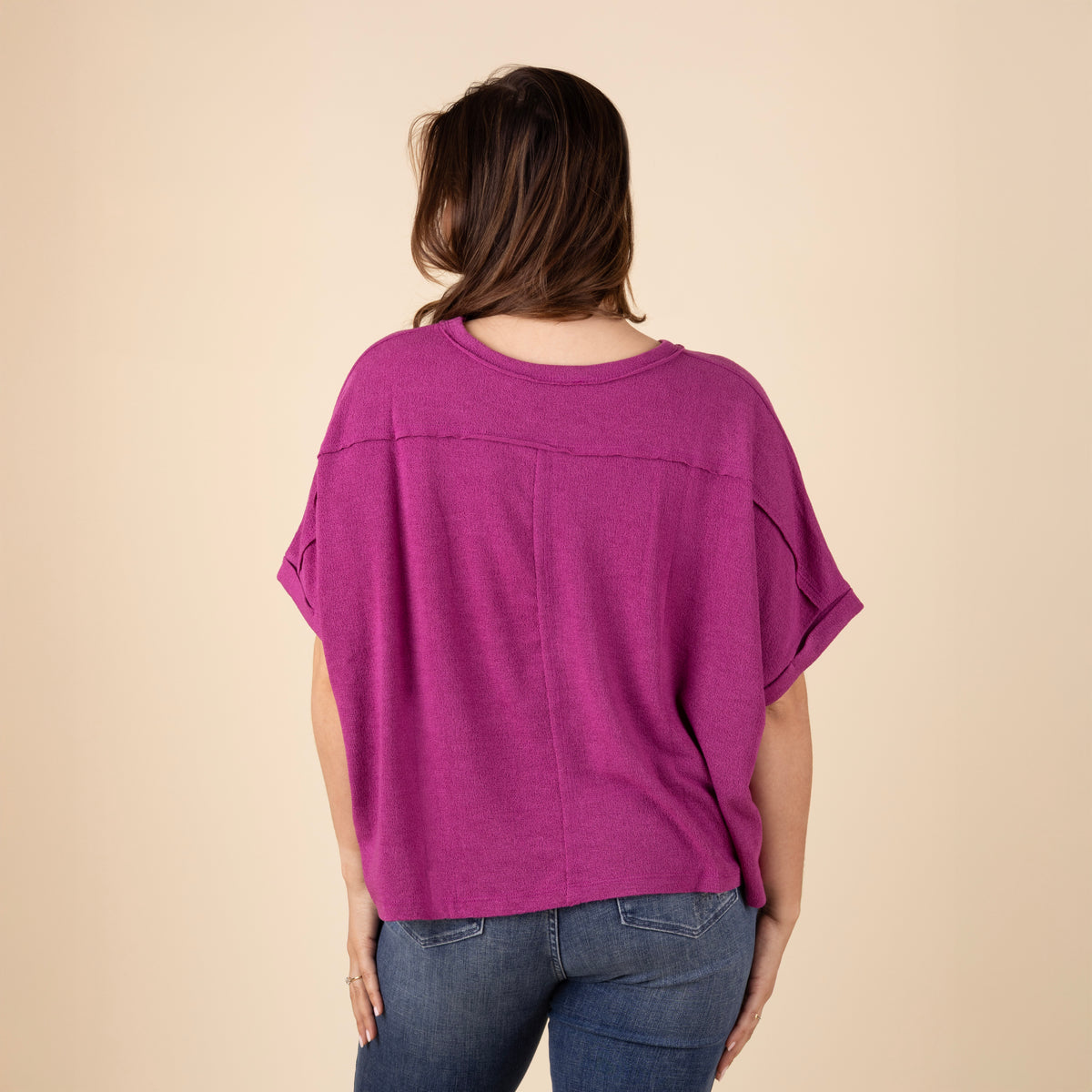 Dolman Sleeve Boxy Top